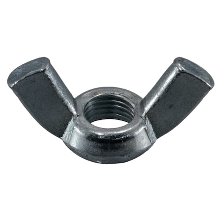 Midwest Fastener Wing Nut, 3/8"-24, Steel, Zinc Plated, 8 PK 39924